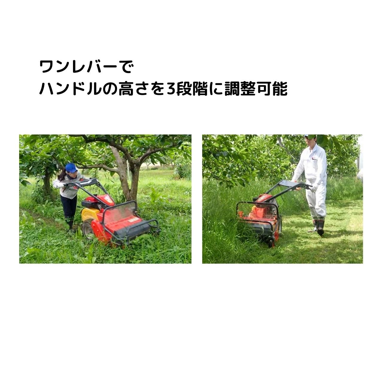 歩行型雑草刈車 ブッシュカッタージョージJr草なぎ CG102MCS 筑水キャニコムの商品画像4